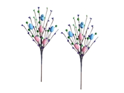 Laxiscreed Ovos De Páscoa Com Pingentes De Arroz E Bouquet Pequeno Azul Sky 2 Peças