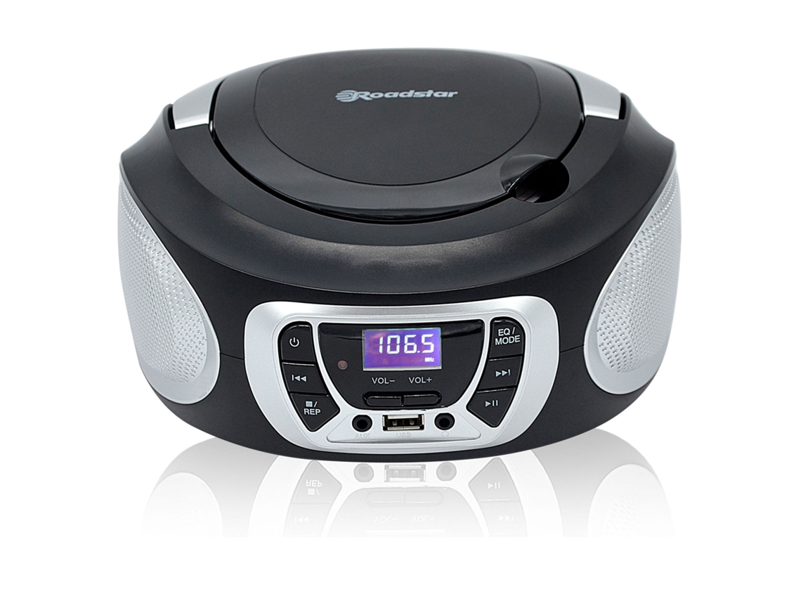 Rádio Boombox CD Roadstar CDR-365U/SL