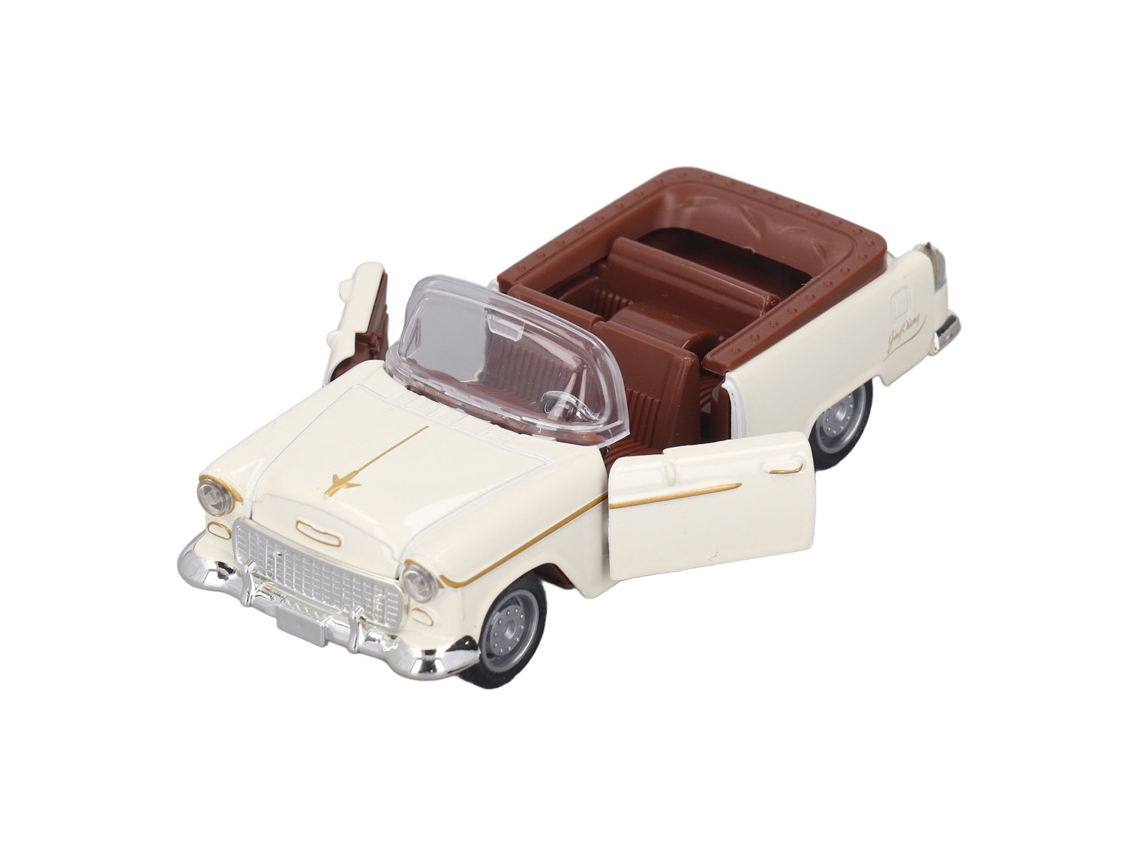 Mali modelo de Carro Esportivo Conversível 1:32 Liga Metálica com Bateria Branco