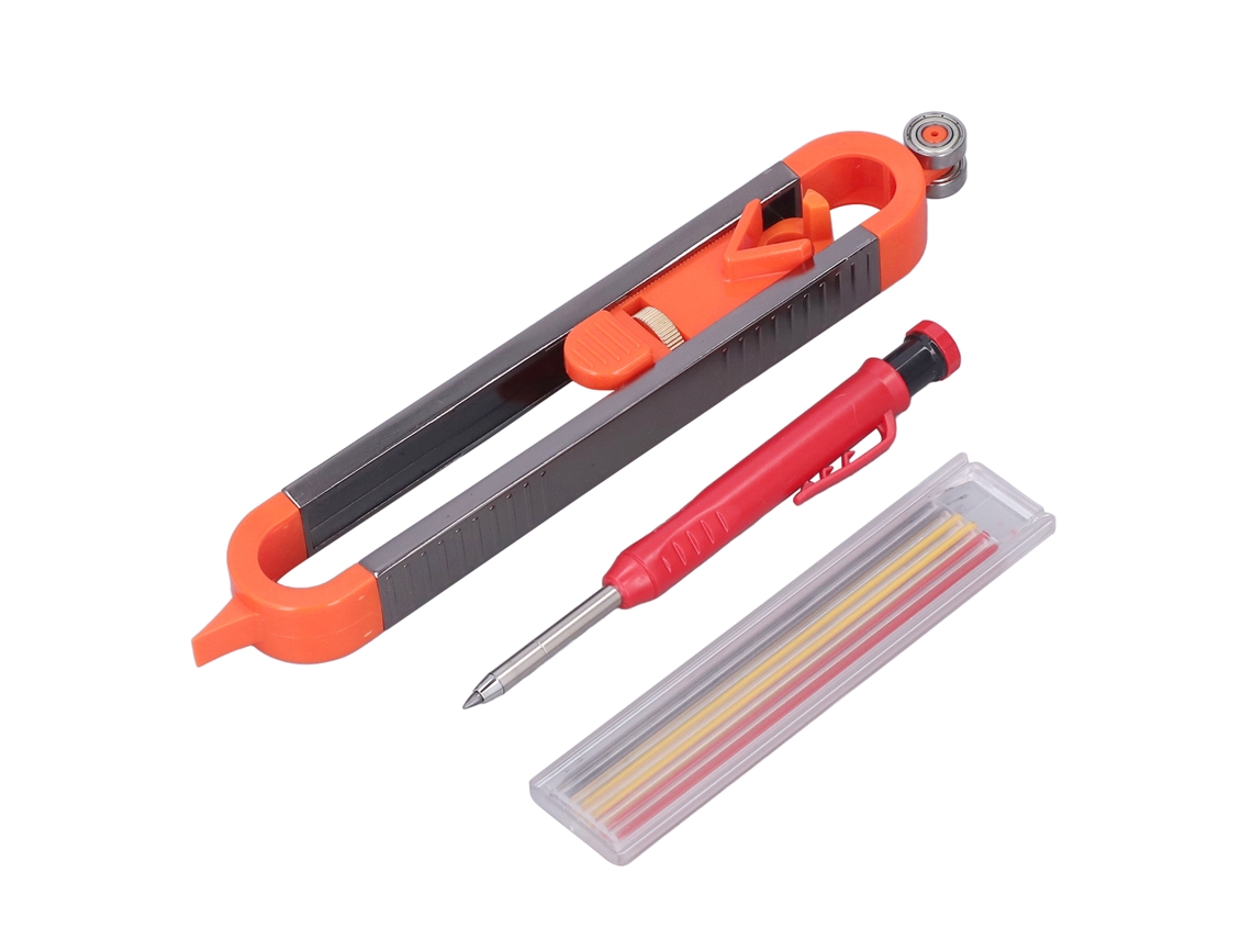 Ferramenta De Contorno Gauge Lápis Scribe Para Marcação Em Carpintaria Conjunto De Duplicador De Contorno