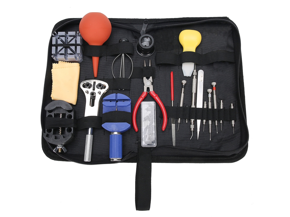 Kit de ferramentas profissional para reparo de relógios, caixa aberta, Pino Mola