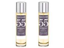 Conjunto de 2 Perfumes CARAVAN para Homem Nº55 150Ml