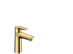 HANSGROHE Talis e Misturadora Monocomando de Lavatório 110 Desperdício de Água Projeção de 112 Mm Cor: Óptica de Ouro Polido