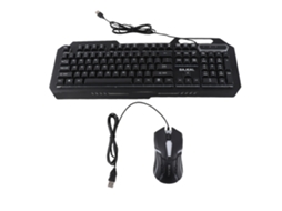 Combo De Teclado E Mouse Para Jogos Com Fio Conjunto Usb