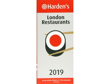 Livro Hardens London Restaurants 2019 de Harden's (Inglês)