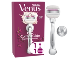 Máquina Depilatória Venus Pro Comfortglide Sugarberry com 1 Recarga