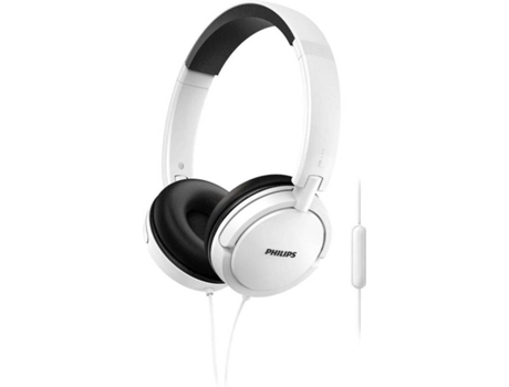 Auscultadores Com fio  SHL5005 (On Ear - Microfone - Branco)
