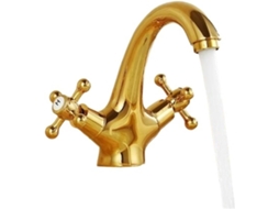 Torneira Antiga Para Banheiro E Torneira Cold Crane Em Bronze Escovado, Torneira Preta Salan Swan.