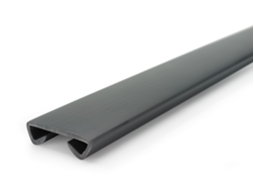 Corrimão Quest Pvc Standard 40x8 Mm, Cinzento Escuro, 25 M