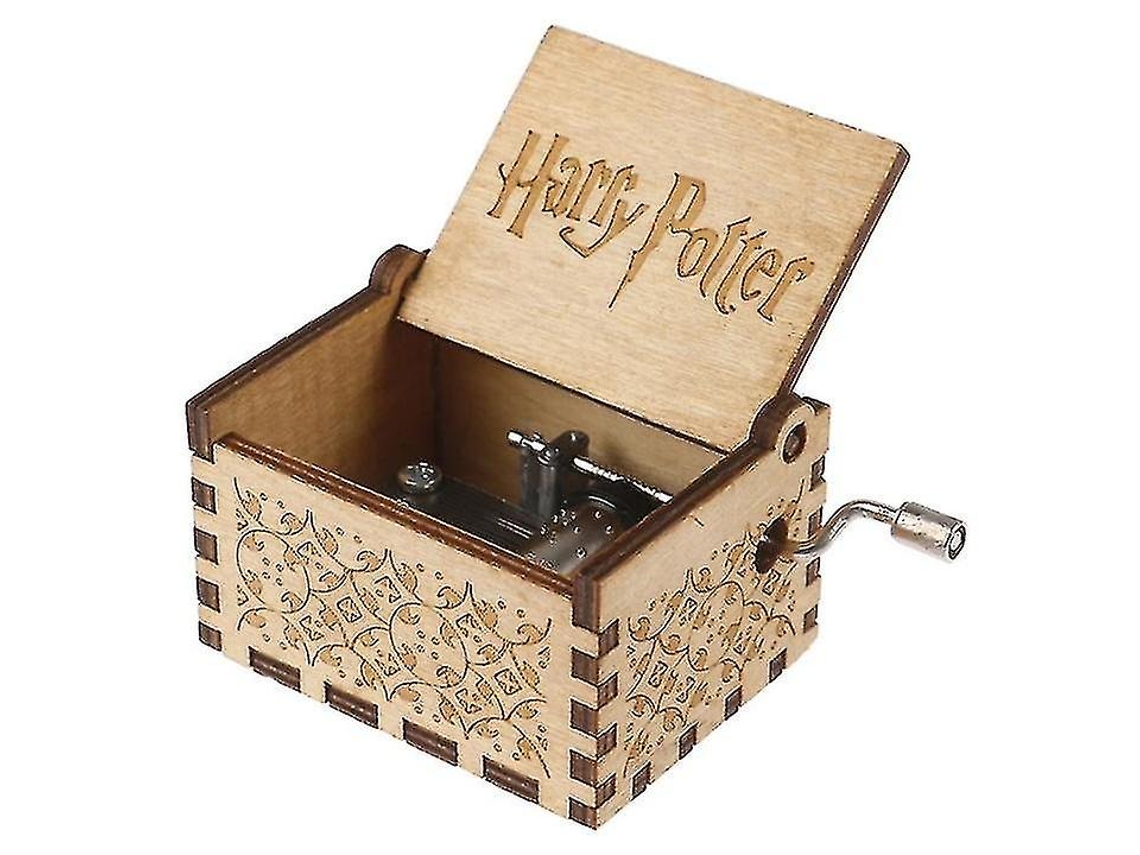 Caixa De Música Harry Potter Magic School Caixa De Música De Brinquedo Com Manivela Aquaforge