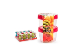 Fiambreras 200 Ml Surtidas Set 2 Plasticforte