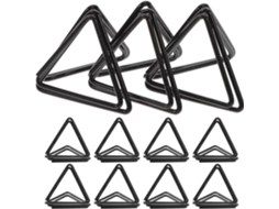Clips de papel triangulares grandes Osaladi em liga de alumínio, 30 unidades, ideais para anotações e marcação de números.