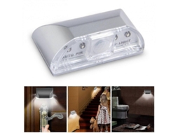 Lâmpada De Detecção De Movimento Com Led Brilhante, Instalação Fácil Para Ambientes Internos E Externos