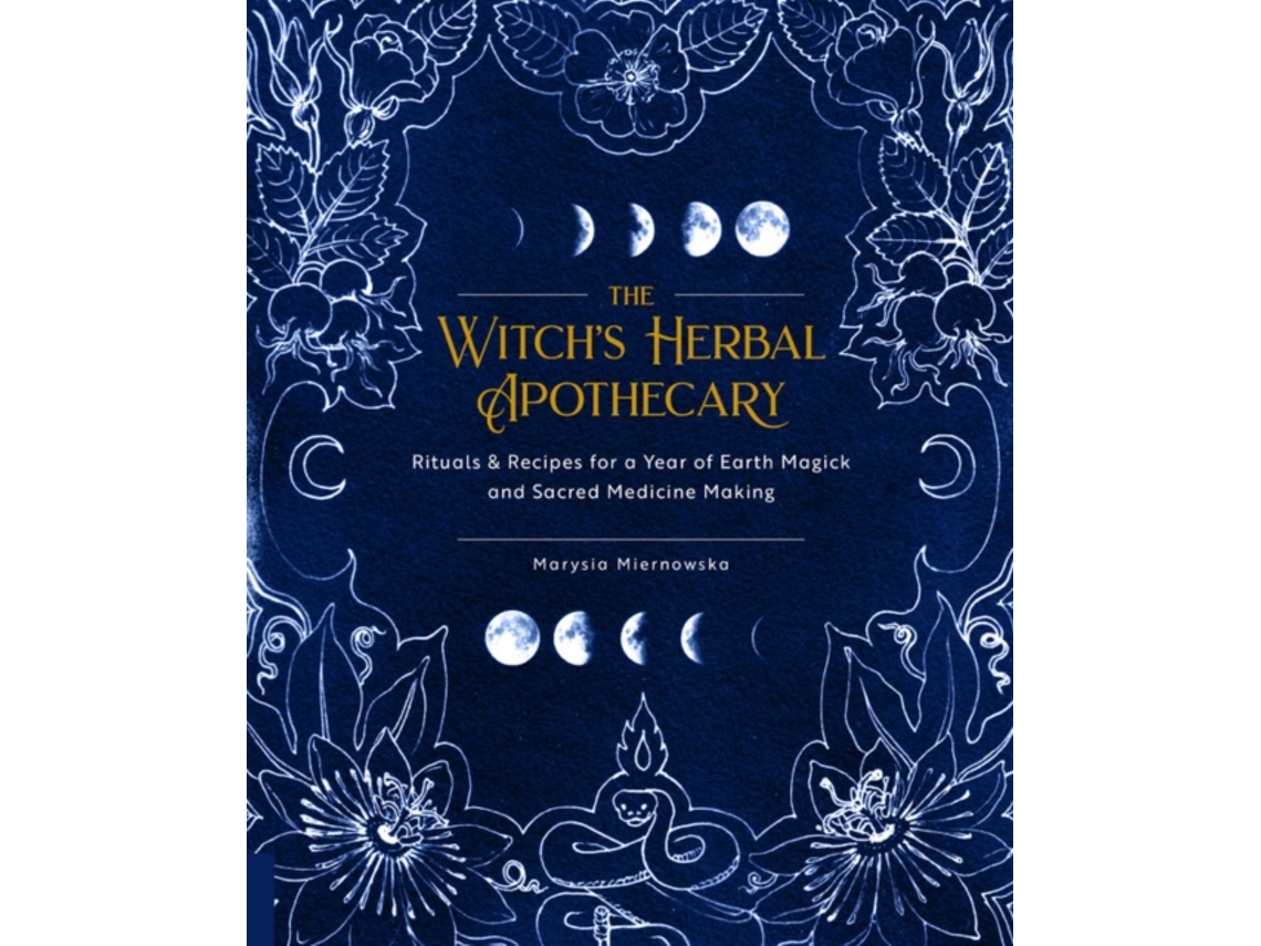 Livro witch's herbal apothecary de marysia miernowska (inglês)