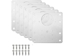 Placa De Reparo Para Dobradiça Porta Armário, Placa De Reforço Para Reparo, Placa De Fixação E Instalação Dobradiça