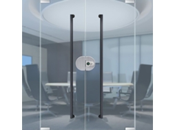 Laxiscreed Fechadura Para Porta De Vidro Com Desbloqueio Por Impressão Digital, App, Chave E 100 Grupos De Usuários