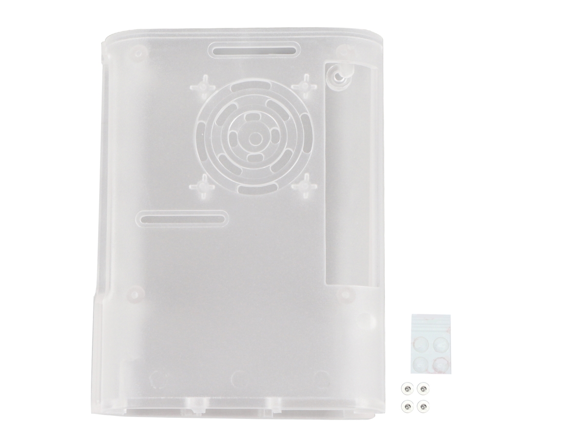 Capa para Raspberry Pi 4 com Resfriamento e Tapete Anti Derrapante