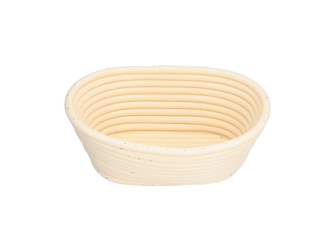 Cesta De Fermentación Para Pan Lavable De Forma Innovadora 21x14x8cm Beige Para Panadería Casera