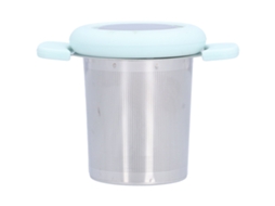 Filtro de Chá Inox Reutilizável LAXISCREED com Alça de Silicone