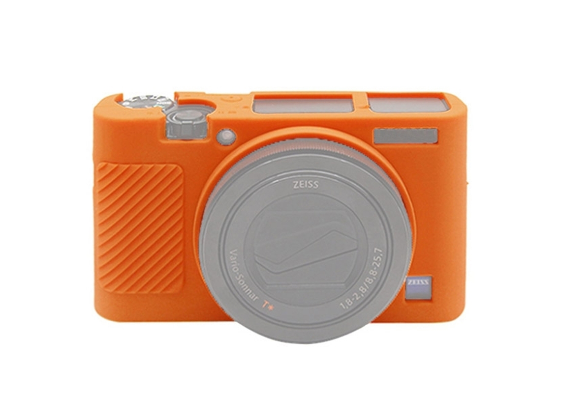 Capa Protetora de Silicone Macio para Sony Rx100 V Laranja XIAOMOYU (m5)