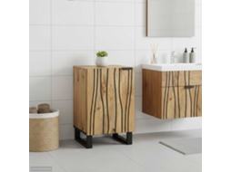 Vidaxl Armário Para Pia De Banheiro Castanho 38 X 33,5 X 58 Cm