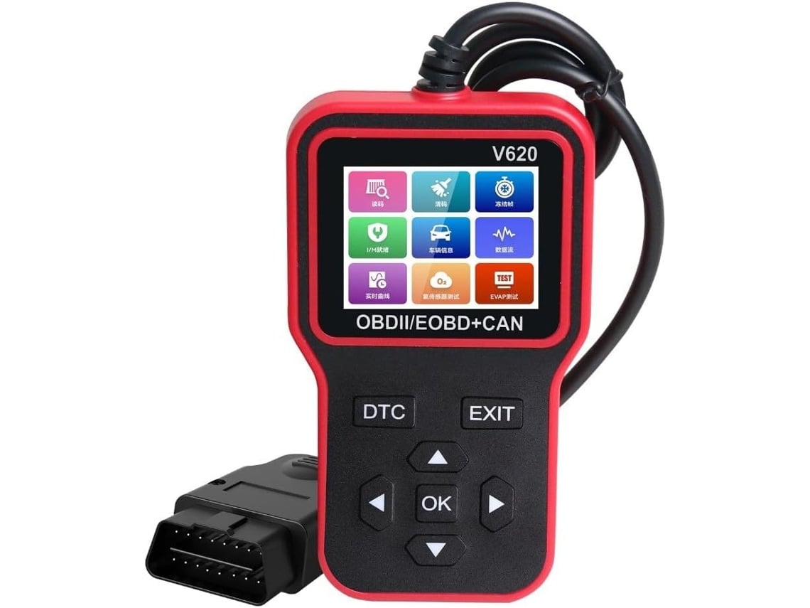 Scanner Obd2 para Diagnóstico Automotivo V620, Leitor de Códigos e Detector de Falhas Com... CHABERLU