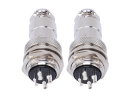 Conector De Tomada E Ficha De Aviação Laxiscreed Em Liga De Zinco E Cobre Com Prateado