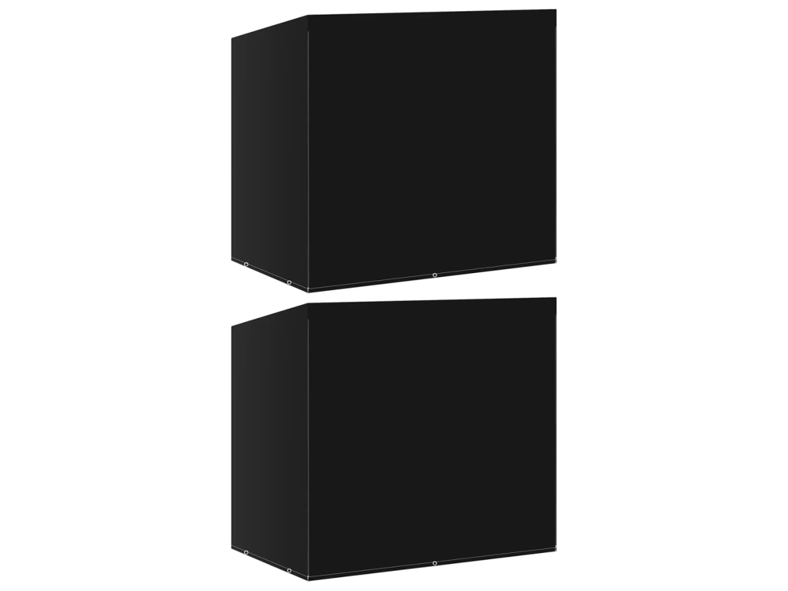 Vidaxl Capas Para Banco De Baloiço 2 Pcs 6 Ilhós 135x105x175 Cm