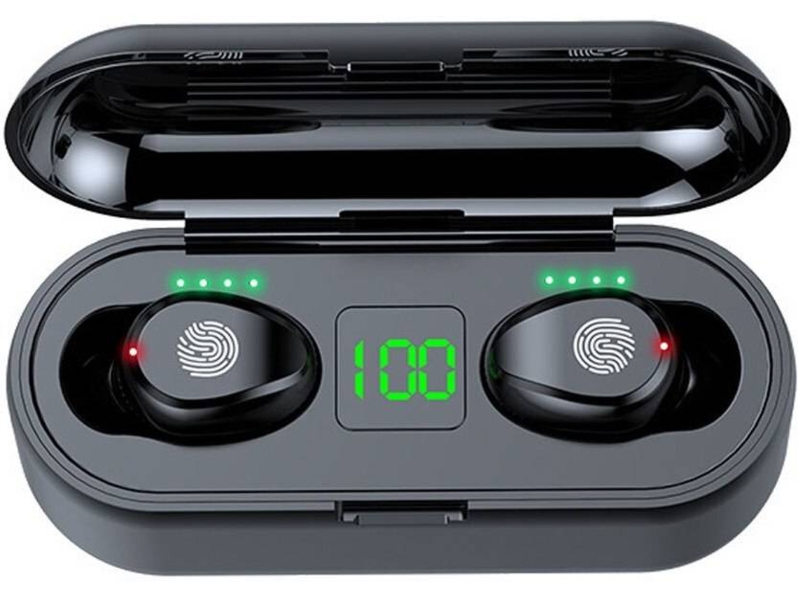 Auriculares Bluetooth True Wireless GOJOY f9 (In Ear - MicroAuriculares - Preto)