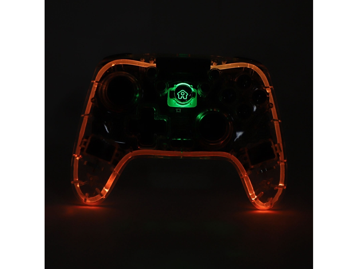Controle Sem Fio LAXISCREED com Botões Programáveis e Luz Rgb