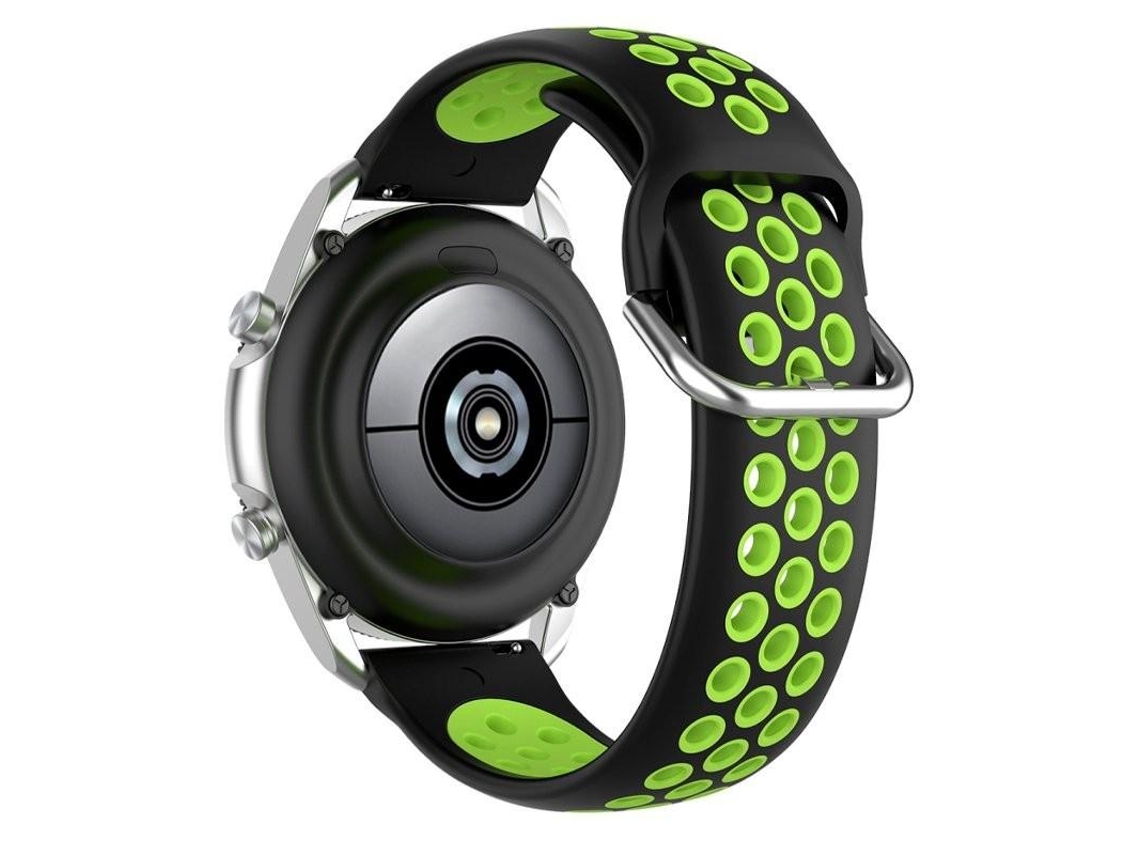 Pulseira Universal 20Mm Amazfit Bip Gts Bip Lite Huawei Samsung Preto Verde Amazfit Worten.pt