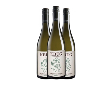 Vinho branco KRUG Chardonnay Thermenregion Reserva (0.75 L - 3 Unidades)