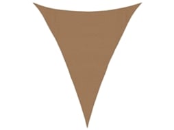 Toldo vela VIDAXL Cinzento-acastanhado (3x4x4 m)