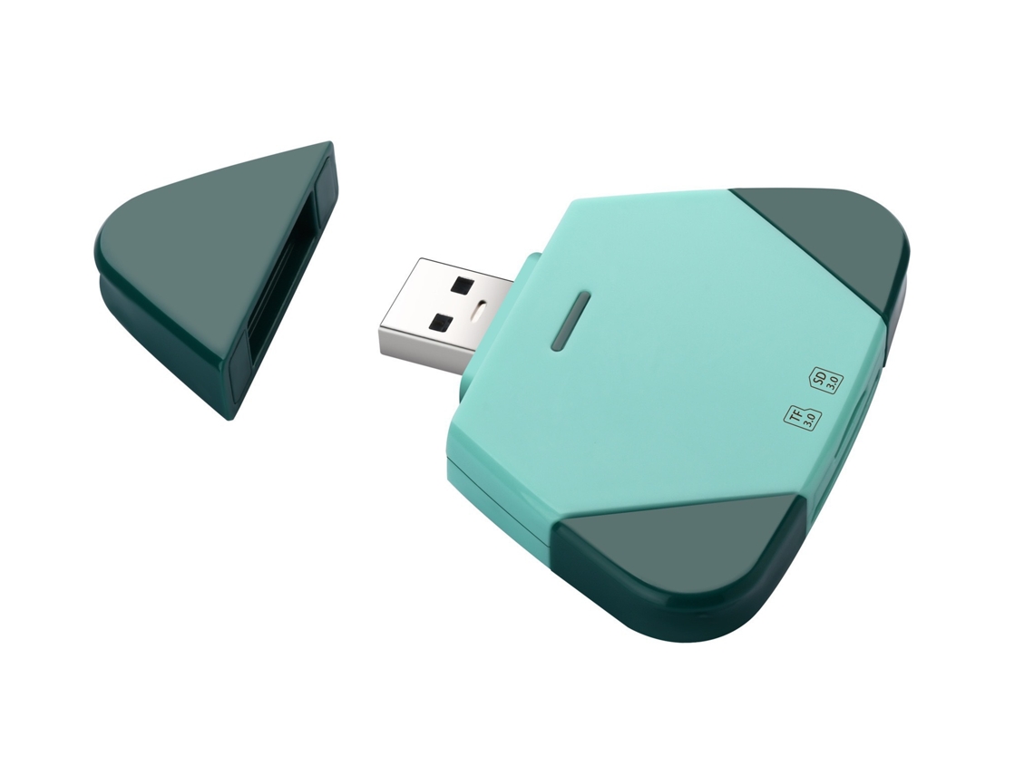 Leitor de cartão Usb 3.0 Type C multifuncional Tf/sd para iPhone e Android, prateado HEXINYIGJLY