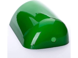 Omni lâmpada de Escritório Substituta Tampa de Vidro Multicolor para Lâmpada Bancária Verde Dimensões 22.5x13.5x7.5cm