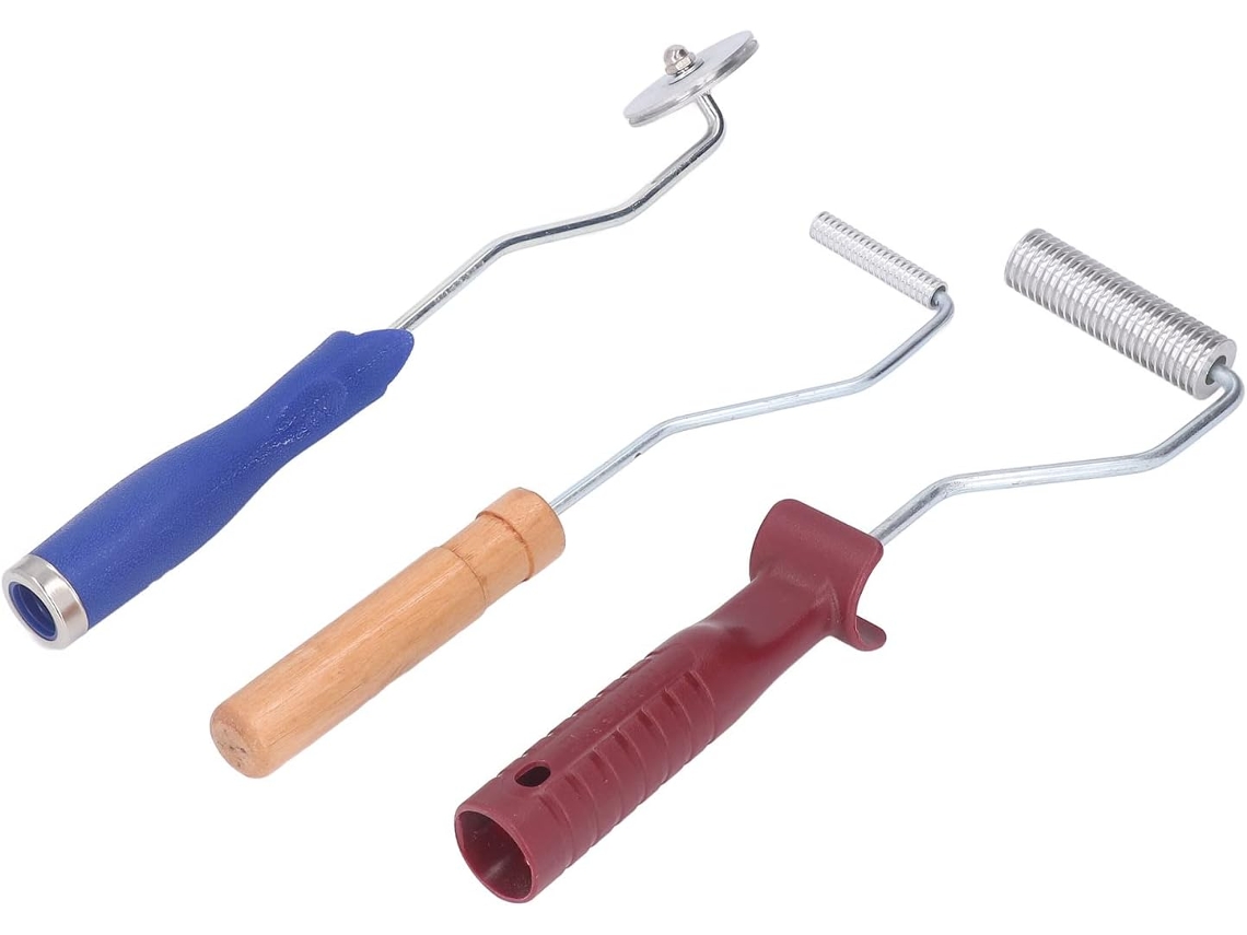 Kit De Ferramentas Com Rolos Para Fibra Vidro 3 Peças, Conjunto Bolha