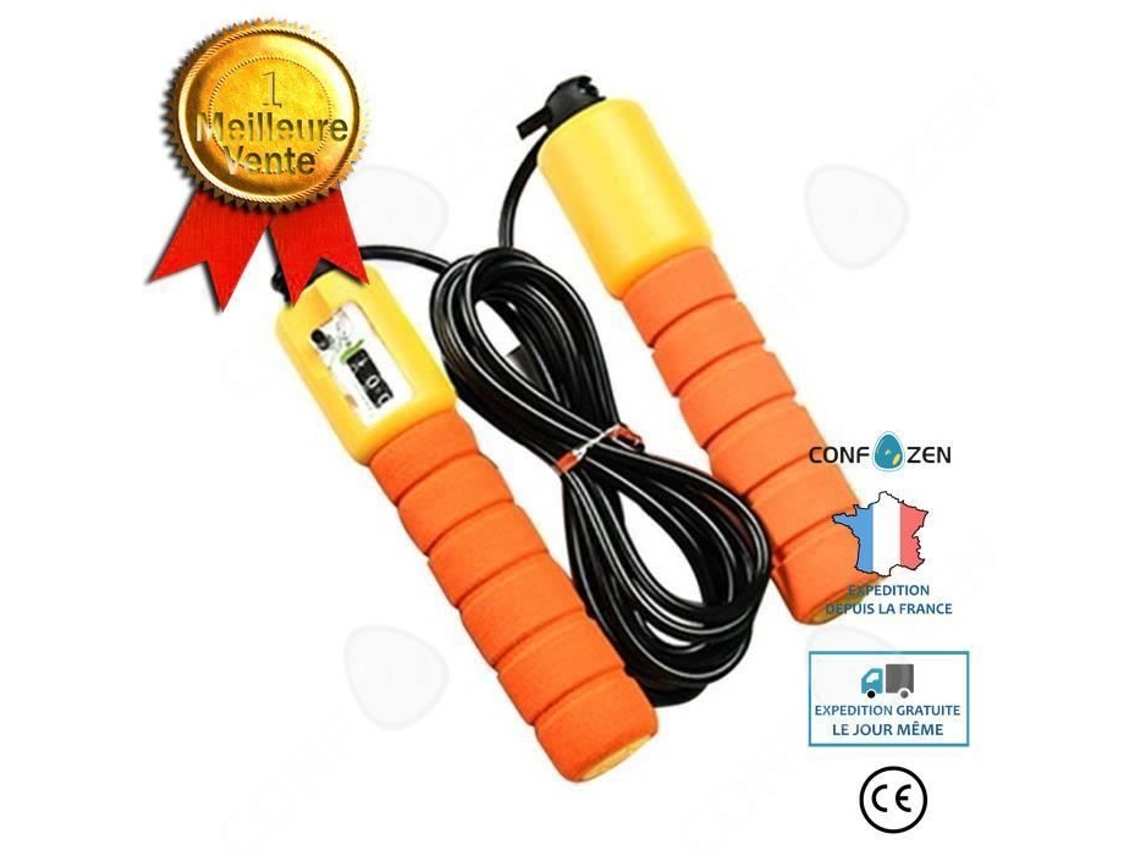 Corda De Pular Confo G28 Laranja Fitness Adulto Aquaforge