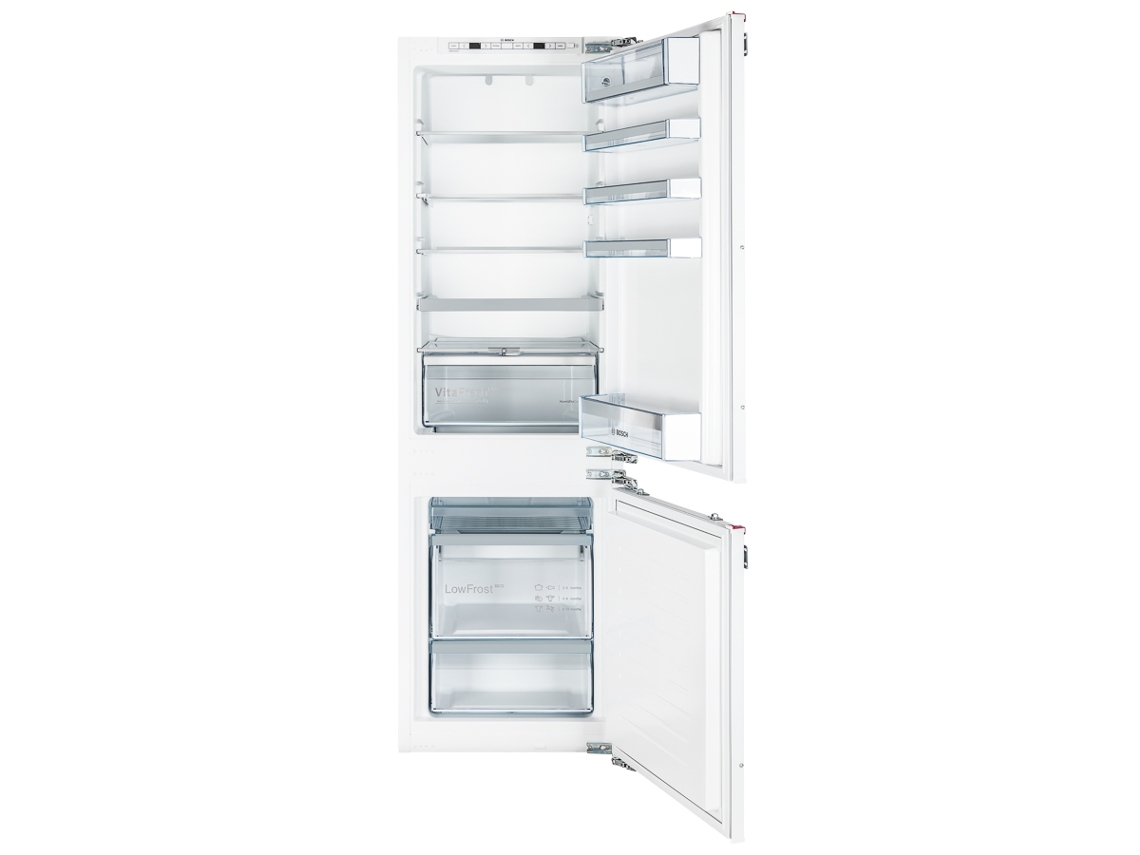 Frigorífico Combinado Encastre BOSCH KIS86AFE0 (Low Frost - 177.2 cm - 266 L - Branco)