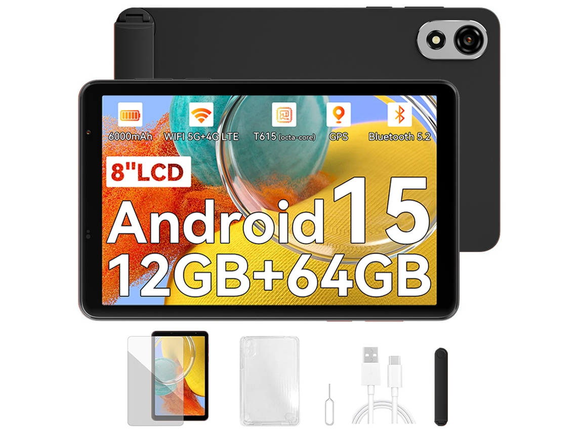Tablet BLACKVIEW ZENO1 (8'' - 12 GB - 64 GB - Preto)