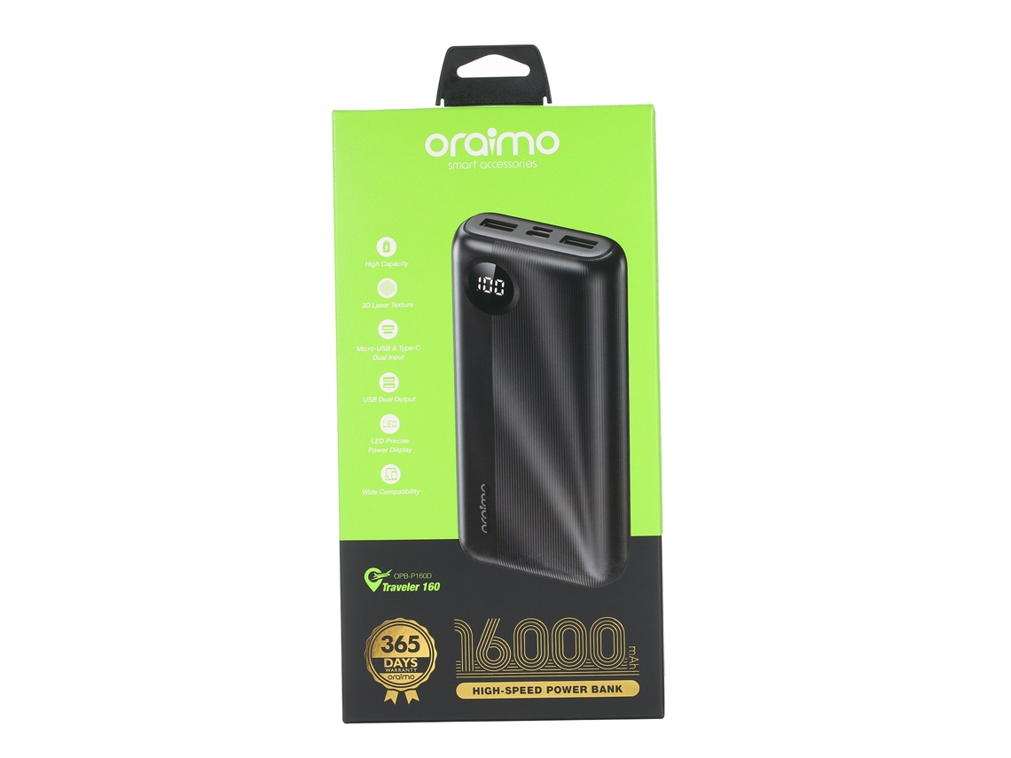 Carregador Portátil LAXISCREED 16000mah Rápido