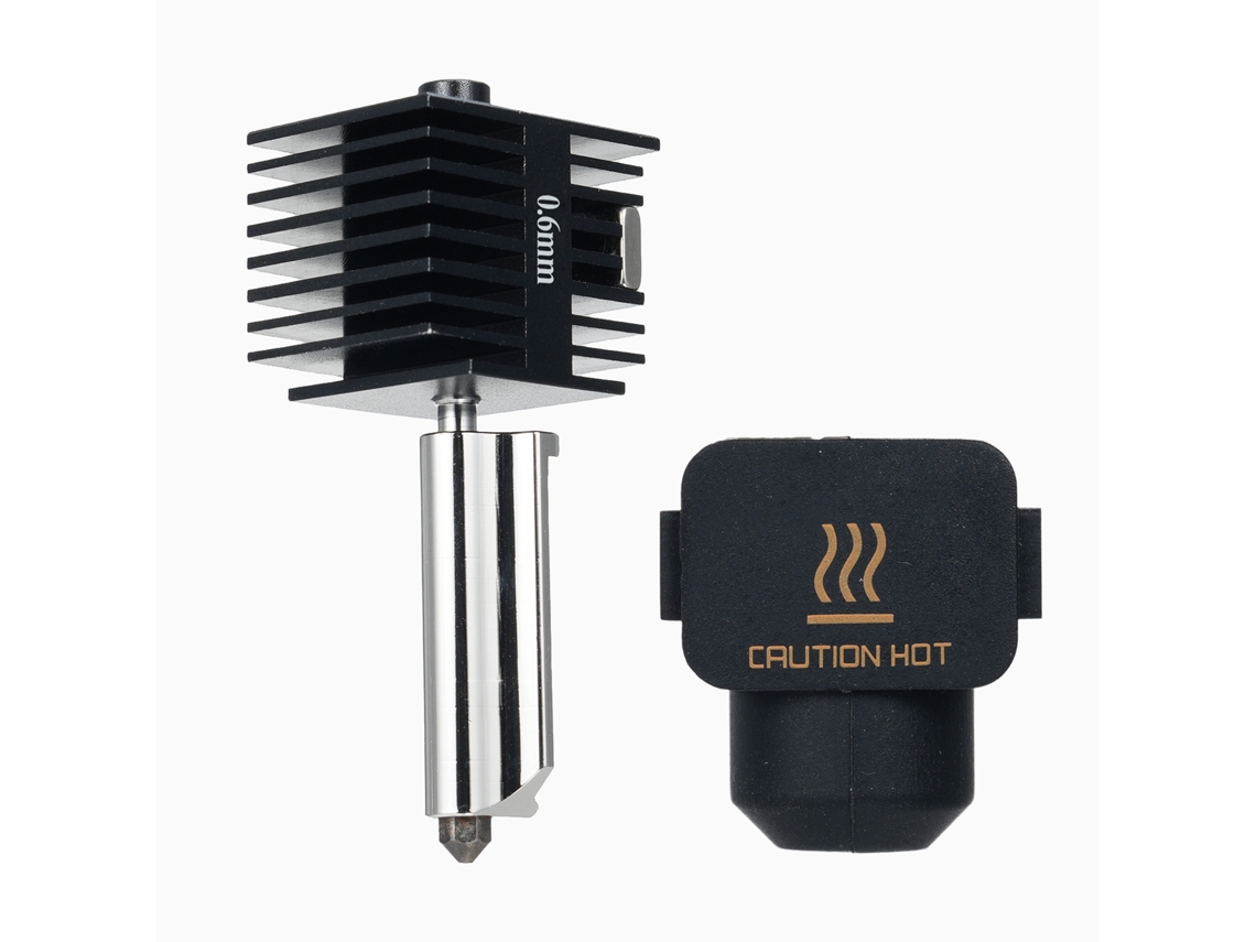 Kit Hot End Para Impressora 3d Lab A1/a1mini Bico Aço Temperado 0.6mm Com Capa De Silicone