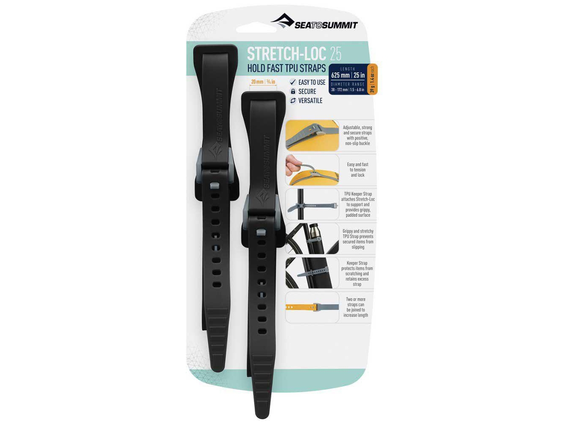 Sea To Summit Stretchloc 25 20Mm X 625Mm 2 Pack