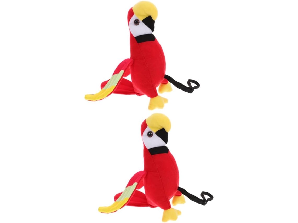 Conjunto De 2 Peças Papagaios Pelúcia Piratas, Acessórios Para