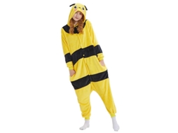 2026 pijama Traje de Abelha para Halloween Cosplay Carnaval Festa Dias Frios Tela Flanela Unissex