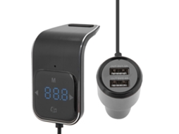 Transmissor Fm Carro Com Carregamento Dual Usb E Chamada Sem Fio