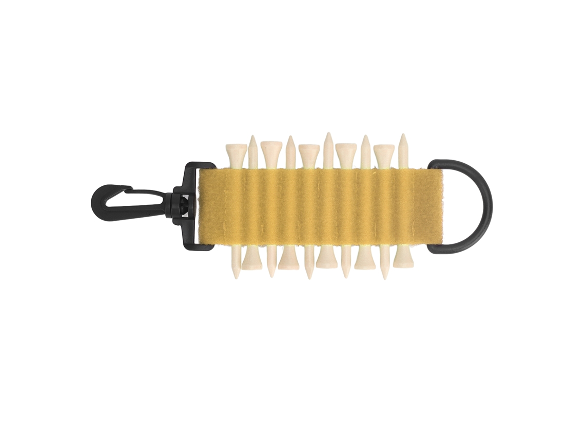 Business apoio para Tee de Golfe com Gancho, Portátil, Amarelo