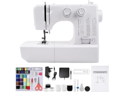 Mini Máquina De Costura Doméstica 818, Elétrica Com 45 Pontos E Kit De Costura Com 42 Peças