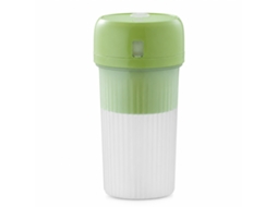Liquidificadora Portátil Usb Recarregável 340 Ml, 12 Lâminas, Tritura Gelo, Copo Para Smoothies Verde