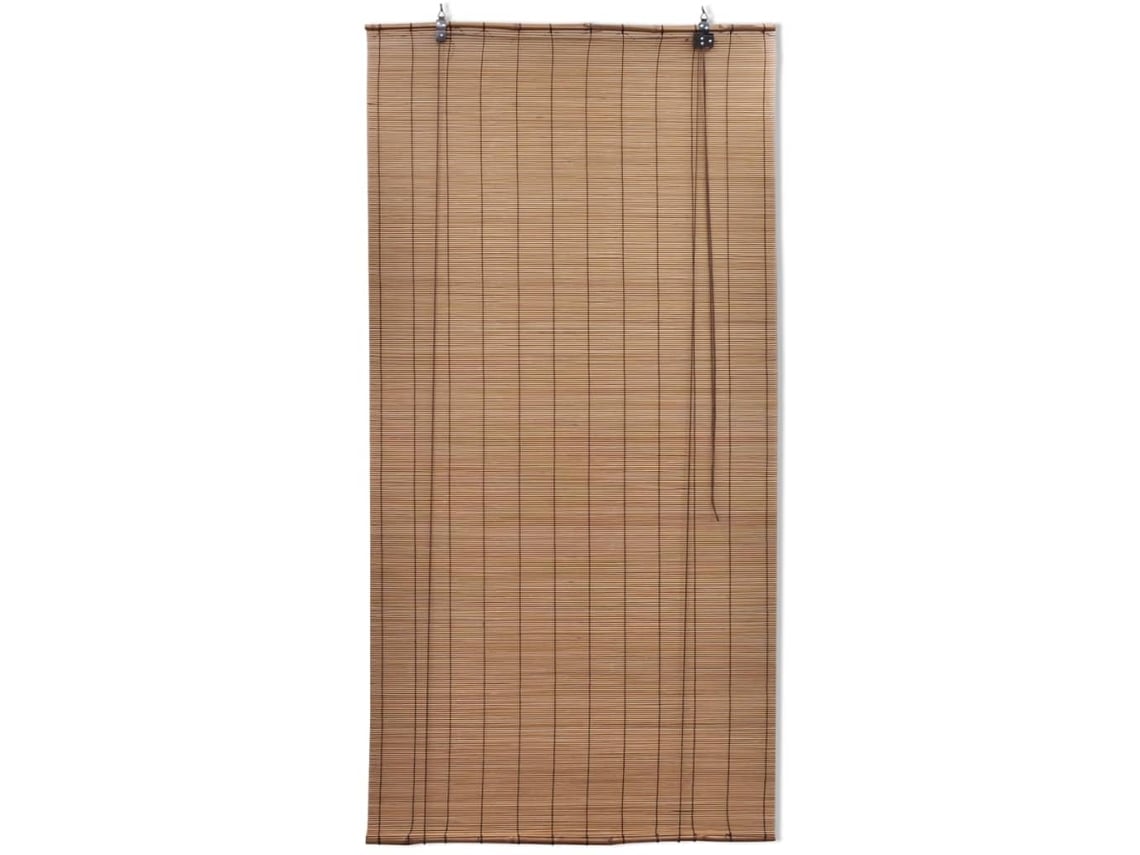 Cortina - Estore de Enrolar 100 X 160 Cm Bambu Castanho HARLANV1