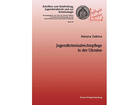 Livro Jugendkriminalrechtspflege in der Ukraine German Edition de Maryna Zaikina (Alemão)